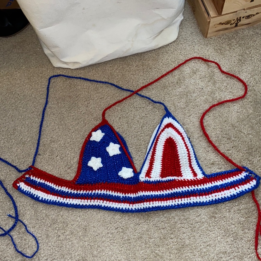 Handmade reversible crochet top